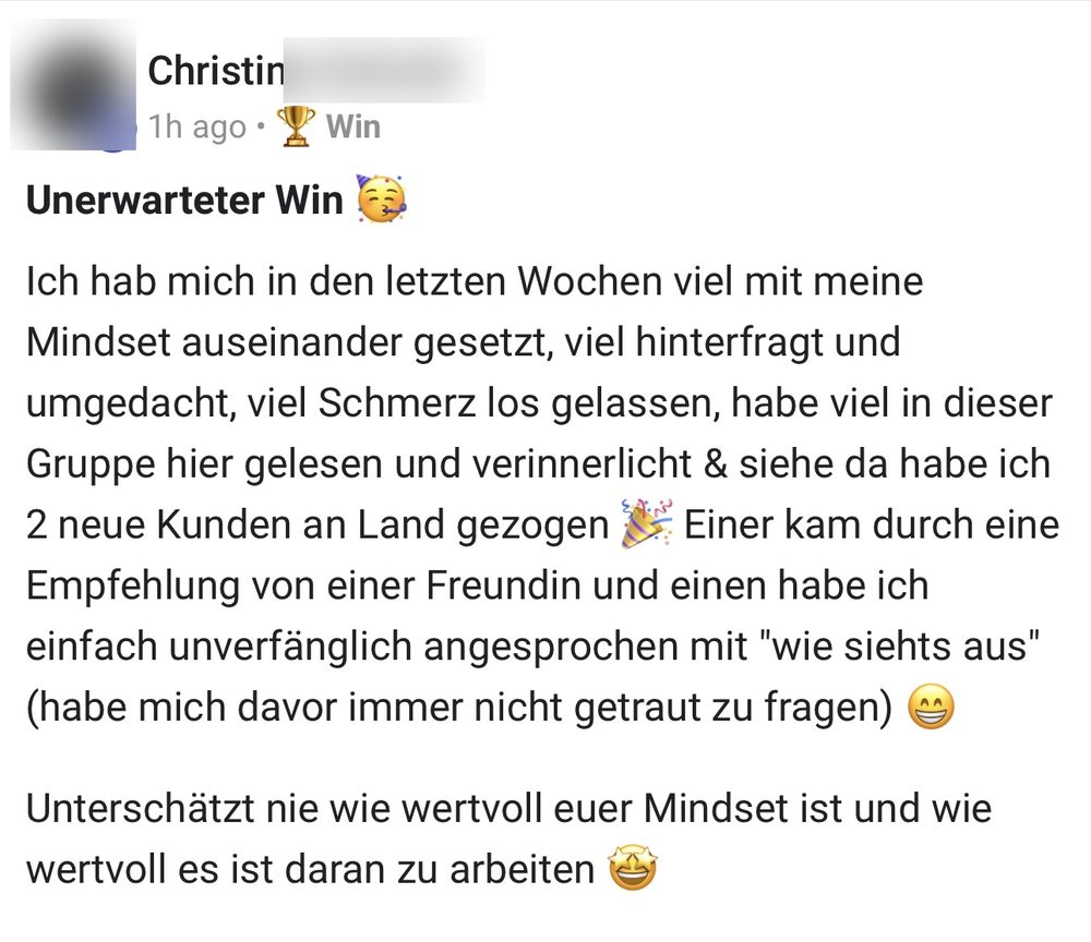 Screenshot: 2 neue Kunden an Land gezogen